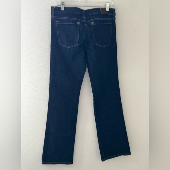 Banana Republic Boot cut dark Rinse Mid rise 9” jeans Sz 30 - Picture 5 of 14